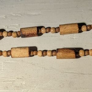 Wooden beaded necklace small size